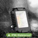 Led Flood Light 30W, 300W Equivalent 3000 LM Outdoor Color Changing Led Stage Landscape Lights, Bluetooth RGBW Smart Floodlights 2700K & 16 Million Colors&Timing& Music Sync, IP66US 3-Plug (2 Pack)