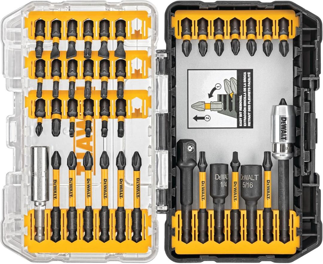 DEWALT Screwdriver Bit Set, Impact Ready, FlexTorq, 40-Piece (DWA2T40IR) (One Size)
