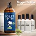 2 x Minty Eucalyptus Toilet Spray 8 fl oz - Bathroom Air Freshener Spray and Travel Size - Eucalyptus, Mint, and Citrus - Nexon Botanics