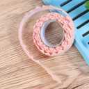 HEALLILY Lace Tape 70.86 Inch Adhesive Decorative Masking Tape for Scrapbooking Crafts DIY Card Making Planner Embellishments Pink Lace Trim Ribbon