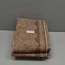 GarveeHome 2x10 Runner Rug for Hallway Washable Kitchen Rugs Non Slip Solid Coffee Modern Minimalism Soft Low-Pile Scalloped Indoor Carpet for Entryway Laundry Room Floor Mats