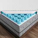 Dormeo RV King Cooling Mattress Topper, 3-Inch with Octaspring Technology for Optimal Back Support, Medium Firmness