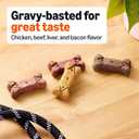 Amazon Basics Crunchy Dog Biscuits Gravy Basted Flavor Dog Treats 5 lb. Box