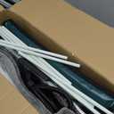 Outdoor Heated Cat House in Winter, Extremely Insulated & Weatherproof, Feral Cat Shelter with Waterproof Eaves & Escape Door for Outside Stray Barn Cat (Dark Green, 16.9"x12.6"x13.4")