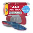 Dr. Scholls Custom Fit Orthotics 3/4 Length Inserts CF 440, 5-in-1 All-Day Pain Relief for Feet, Lower Back, Knees, Heel & Plantar Fasciitis, Arch Support Shoe Insoles for Men Women, FSA HSA Eligible