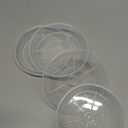 Bleuhome 4 Pack Plastic Plant Saucer Water Drip Tray, 4 , Heavy Sturdy Plant Drainage Tray for Indoors Outdoor, Flower Saucers for Pots Base (4", Clear)
