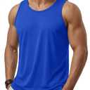 Cotrasen Mens Tank Tops Moisture Wicking Sleeveless Shirts, ColorBlue, 2XL (Blue, XXL)