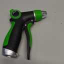Flexi Hose Front Adjustable Trigger Nozzle with Slip Resistant Grip, 360-Degree Spray Regulator Ring, Water Flow Control Tab, On-Off Trigger and Locking Clip to Allow Continuous Spray