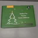 YAUNGEL 6 Pcs Christmas Tree Candles with Metal Candle Holder, Real Wax Christmas Tree Candles with Remote Timer, Flameless Tree Candlesticks Battery Operated Flickering Flame for New Year Xmas Decor