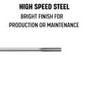 Drill America - DWRR23/64 23/64" High Speed Steel Straight Shank Straight Flute Chucking Reamer, DWR Series