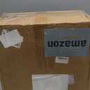 4.80/4.00-8" Tire and Wheel Flat Free 2 PCS, 16" Solid Wheelbarrow Tire with 5/8" & 3/4" Bearings,3"-7" Centered Hub, 14"-16" Universal Fit for Hand Truck/Garden Trailer/Trolley/Wagon (Black-White)