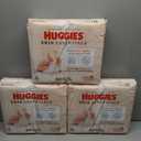 Huggies Size Newborn Diapers, Skin Essentials Baby Diapers, Size Newborn (6-9 lbs), 180 Count (3 Packs of 60)