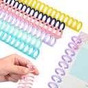 ZUNOXAZ 30-Pack Plastic Binding Rings 30-Hole Loose Leaf Binder Mechanism for DIY Notebook Comb Binding Spines and Craft Projects Sturdy and Lightweight
