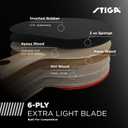 STIGA Ping Pong Paddles - 2mm Tournament-Approved Sponge - Flared Handle for Enhanced Control - Competitive Table Tennis Racket for Family Fun - 1 Racket, Evolution