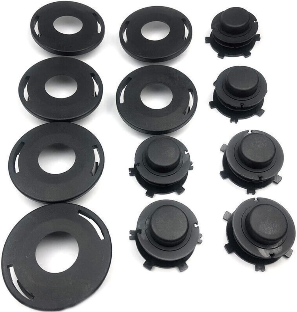DAGIJIRD 12PCS Trimmer Head Spool & Cap Combo for Stihl 25-2 Head Cover FS 55 80 83 85 90 100 110 120 130