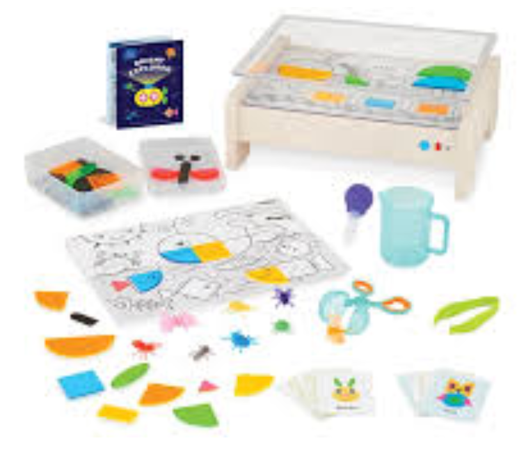 BRIGHT EXPLORER — EDUCATIONAL LIGHT BOX PLAYSET 