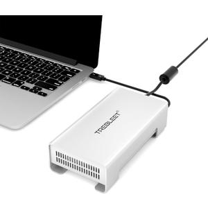 USB4 40Gbps to U.2 NVMe SSD Enclosure Compatible with Thunderbolt 3, Up to 3000Mb/s Type C to U.2(SFF-8639) PCIe Adapter, Aluminum External 2.5 U.2 SSD Case Compatible with Thunderbolt 3/4 USB3.2/3.1