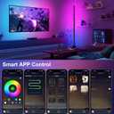 1PCS Corner Floor Lamp,Smart RGB LED Corner Lamp with App and Remote Control,16 Million Colors & 68+ Scene,Music Sync,Timer Setting,Ideal Standing Lamp for Living Rooms,Bedrooms,Gaming Rooms