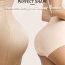 J-pone Tummy Control Underwear High Waisted Seamless Womens Underwear Full Coverage Butt Lifting Panties for Women 4 Pack (S)