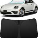 INSAUTO Custom Fit Windshield Sun Shade for Volkswagen/VW Beetle 2012-2019 | Foldable Front Window Sunshade Car Accessories, UV & Heat Reflector, Keeps Interior Cool, Includes Storage Bag