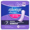 Always Discreet Incontinence Pads for Women and Postpartum Pads, Ultimate Extra Protect, 26 CT, up to 100% Bladder Leak Protection