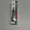 Ear and Nose Hair Trimmer Clipper - 2025 Professional Painless Eyebrow & Facial Hair Trimmer for Men Women, Battery-Operated Trimmer with IPX7 Waterproof, Dual Edge Blades for Easy Cleansing Black