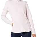 Amazon Essentials Women's Full-Zip Polar Fleece Jacket - Discontinued Colors, Light Pink, Medium