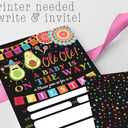 Your Main Event Prints Fiesta Baby Shower Invitation - Taco Baby Shower - Invite - Gender Reveal Fiesta Invitation - 20 Fill-in Invitations and Envelopes