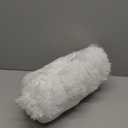 White Runner Rug for Bedroom 2x6 Fluffy Shaggy Rug Soft Plush Fuzzy Area Rug Bedside Runners for Hallway Kids Teens Baby Nursery Living Room with Non Slip Modern Indoor Decor Carpet