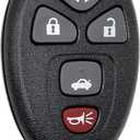 Key Fob Replacement for 2006-2013 Chevrolet Impala/ 05-07 Monte Carlo/ 06-11 DTS & Buick Lucerne Car Keyless Entry Remote Control, OUC60270 OUC60221, 5 Buttons