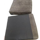 2x2 Brown Leather Couch Cushions