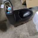 St. Tropez One-Piece Elongated Toilet Vortex Dual-Flush in Matte Black 1.1/1.6 gpf
