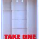 White Snap Shut Brochure Box Brochure Holder Flyer Box Outdoor Realtor Style Info Box Realtor Supplies Real Estate Marketing