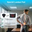 Back Brace for Lower Back  Adjustable Lumbar Support Belt with Breathable Fabric & Lumbar Pad, Fits 3539 Waist, for Men & Women, Ideal for Work, Exercise, Heavy Lifting & Daily Use