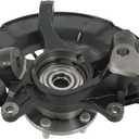 Pair Front Steering Knuckle and Wheel Hub Bearing Replacement for Toyota Camry 2007-2009