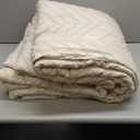 Andency Queen Comforter Set Beige, Comforters Queen Size Boho Cream Soft Warm Tufted Neutral Bedding Comforter Sets for Queen Bed, 3 Pieces Aesthetic Chevron Farmhouse Cute Bohemian Textured Bed Set (Queen (90"x90")