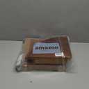 Forbena Walnut Brown Floating Corner Shelves for Wall 4-Pack, Small Corner Wall Shelves for Kids Room, Cute Wooden Hanging Corner Shelf for Bedroom Bathroom Decor, Living Room, Small Spaces (10" Depth)