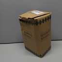 Glotoch Express 500 PCS Individually Wrapped Black Plastic Straws, 10.25'' Long, 0.24'' Diameter Disposable Drinking Straws for Every Occasion, Party, Made in USA