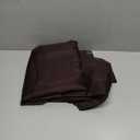 SpaceDresser Sheer Voile Window Treatment Rod Pocket Curtain Panels for Kitchen Bedroom Living Room Drapes Sunlight Filtering Privacy Semi Home Decor Assorted (Coffee, 52 W x 108 L)