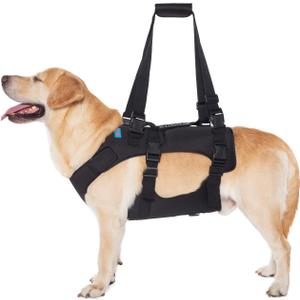 Dog Lift Harness, Rehabilitation Lifts Vest for Dogs, Support & Recovery Sling, Adjustable Breathable Lifting Straps for Old, Joint Injuries, Arthritis, Paralysis Dogs Walk (M, Black)