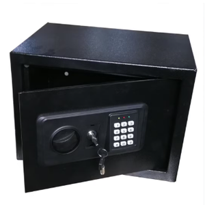 Combination Electronic Office Home Safe with Emergent Keys  Black Safe 15"x12"x12"