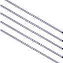 Design House 559138 60-inch Classic Steel Shower Rod 5-Pack Polished Chrome
