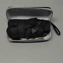 TOPSAIL Mini Umbrella for Travel, UPF 50+ UV Sun & Rain Protection, Compact 6k Folding Pocket Umbrella with Case for Purse, Backpack (Black)