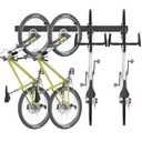 Ultrawall Swivel Bike Storage Rack, Adjustable Wall Mounted Bike Rack for Garage, Vertical Bike Hanger for Indoor Bicycle Storage, Space Saving Bike Holder