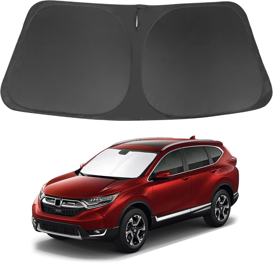 Windshield Sun Shade Compatible with 2017 2018 2019 2020 2021 2022 Honda CRV CR-V Accessories Window Sunshade Sun Visor Protector Keep Car Cooler
