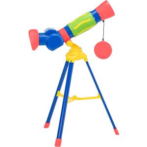 Educational Insights GeoSafari Jr. My First Telescope - Mini Telescope for Kids, Toddler Space Toy, Beginner STEM Learning, Science Gifts for Boys & Girls Ages 4+ (Multi-color)