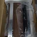 Vinyl Record Player with Speakers,3 Speed Turntable with Bluetooth, Aux, Headphone Jack, RCA Output and Auto Stop,Mirror Vintage Wooden Walnut