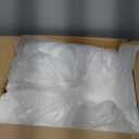 Oubonun 24 x 24 Throw Pillow Inserts, Firm and Fluffy Decorative Square Pillows for Couch Bed Sofa with Soft Cotton Cover White Cushion with Down Alternative Pack of 2