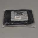 Boao 100 Pieces Resealable Foil Food Storage Bags with Clear Window Coffee Beans Candy Packaging Pouch for Food Small Business Supplies for Jewelry Self Sealed Storage Bags(5.5 x 7.9 Inch,Black)