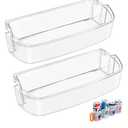 2 PACK]UPGRADED WPW10710203 Refrigerator Door Bin Compatible With Kenmore Whirlpool Refrigerator Door Shelf Parts W10710203 W10451871 Whirlpool Fridge Door Shelf Replacement WRS571CIHZ01 WRS588FIHZ00